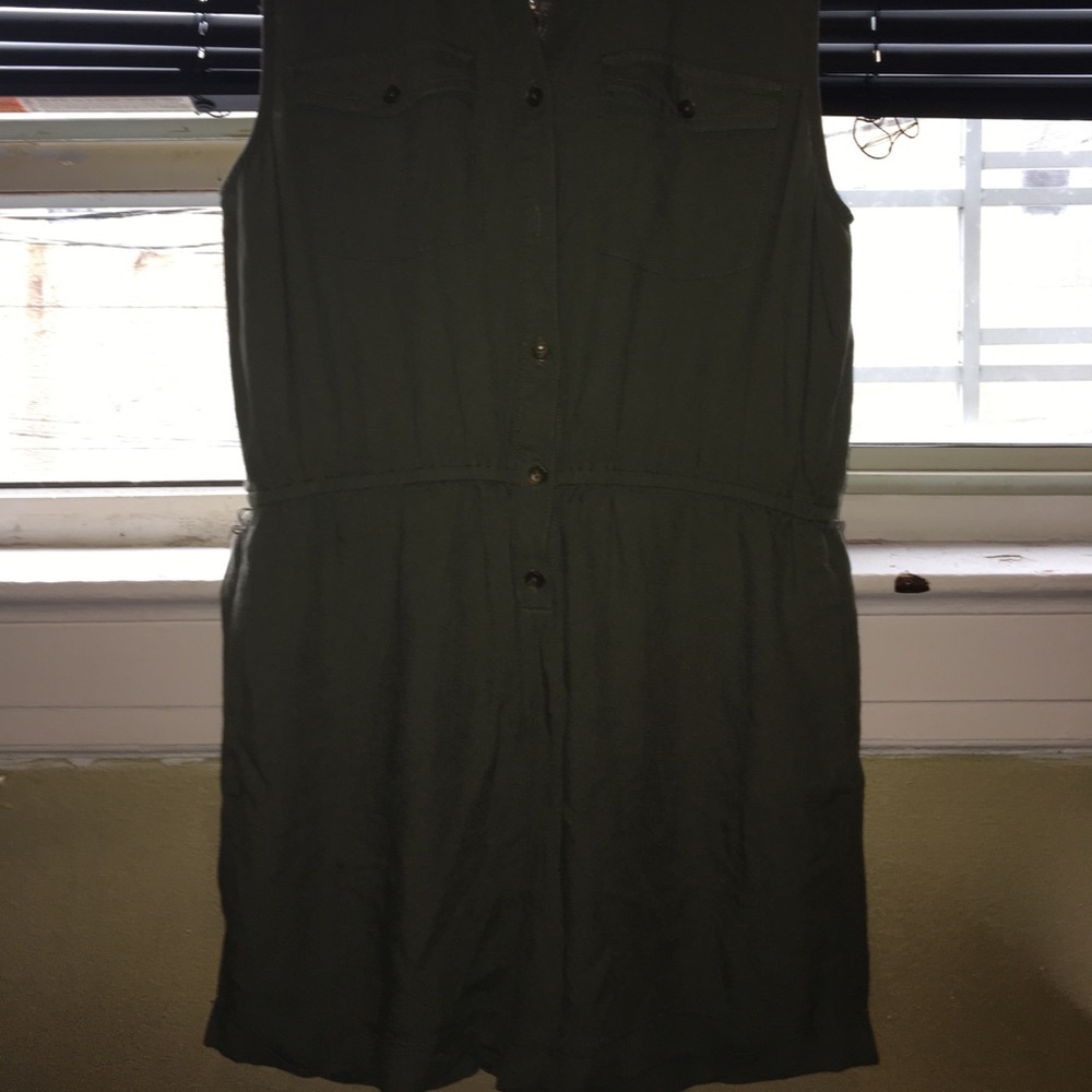 Forever21 Green Romper never worn